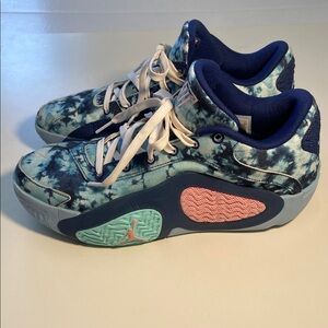 Jordan Tatum 2 "Denim" basketball shoe. Mens Sz 9